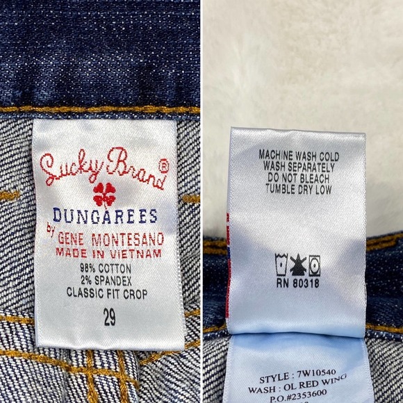 Lucky Brand Classic Fit Straight Crop Jeans - Picture 5 of 9